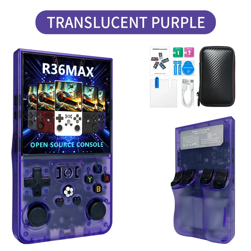 R36MAX Retro Handheld Console — 22,000+ Classic Games