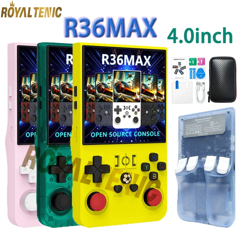 R36MAX Retro Handheld Console — 22,000+ Classic Games