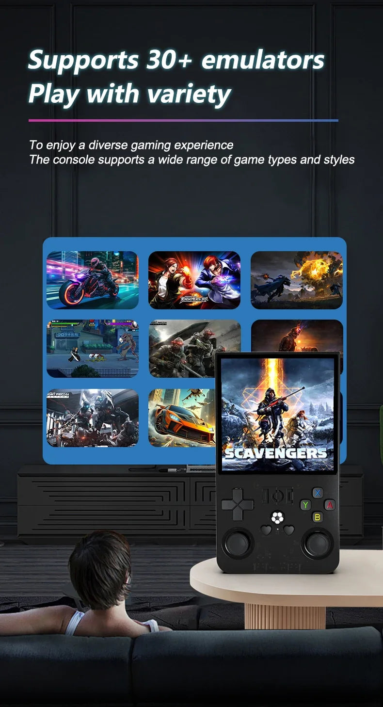 R36MAX Retro Handheld Console — 22,000+ Classic Games