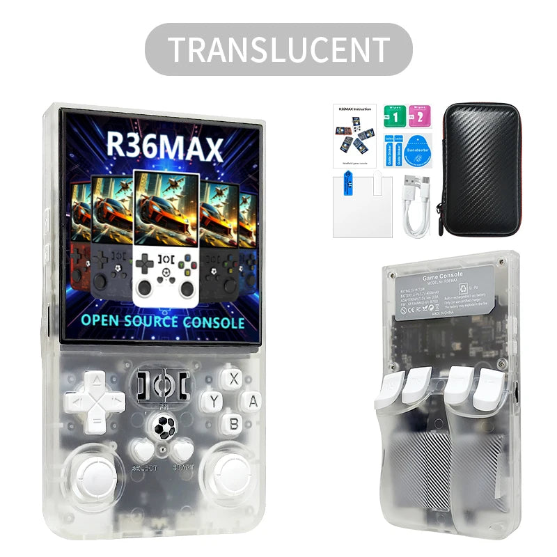 R36MAX Retro Handheld Console — 22,000+ Classic Games