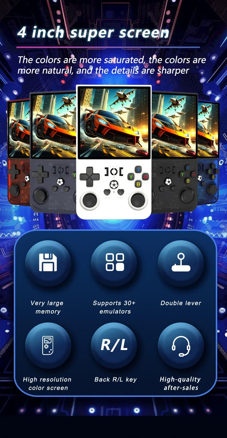 R36MAX Retro Handheld Console — 22,000+ Classic Games